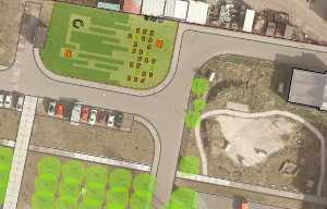 Wagenwerkplaats Nieuwe Stadsboeren plattegrond